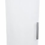Vit Electrolux-frys med silverfärgat handtag.